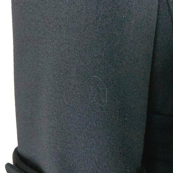 Burberry Prorsum Black Cashmere Blend Pleated Midi Length Trench Coat M - Picture 16 of 16